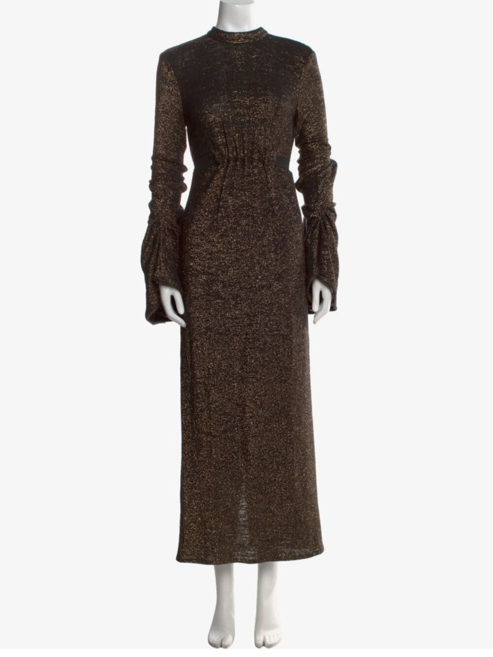 Ellery Mock Neck Long Dress